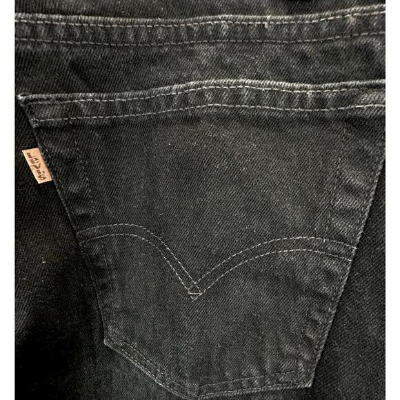 VTG 90s Levi's Signature 540 Relaxed Fit Orange Tab Jeans Men’s Size 36x36 Black - Picture 3 of 6